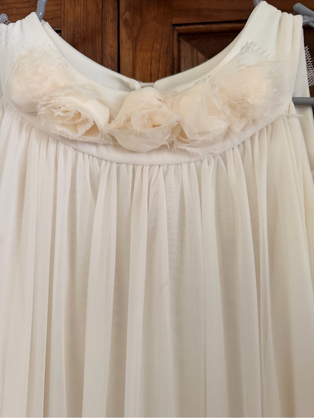 Cinderella Ivory Dress with Pink Accent
